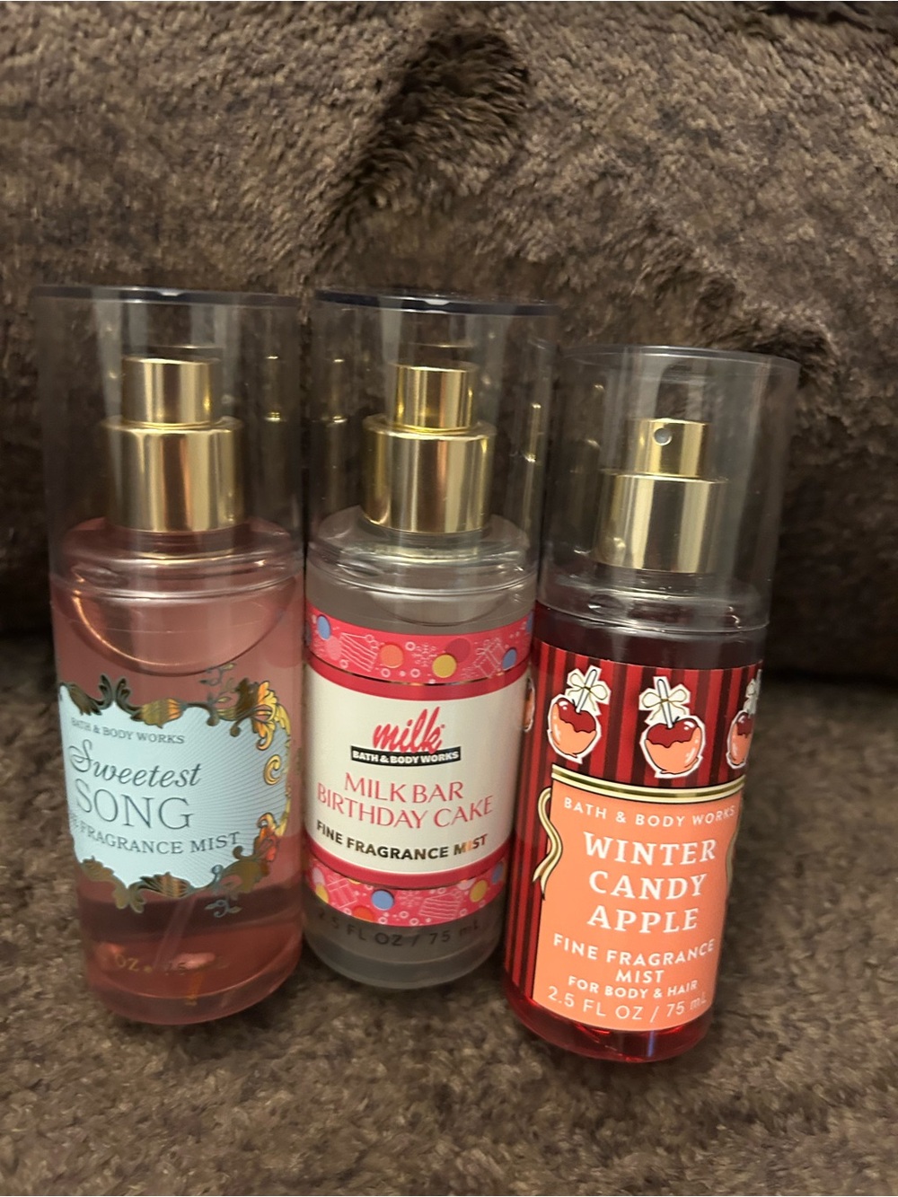 Lot of Bath and Body Works Travel Mists